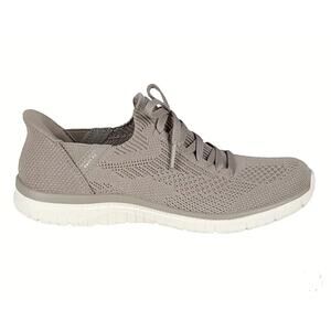 Skechers Women's Virtue Swift Fit Hands Free Shoes Taupe Size 10